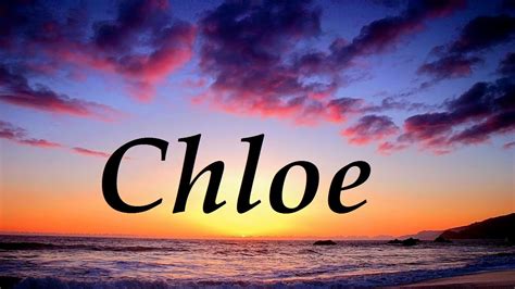 chloe significado biblico